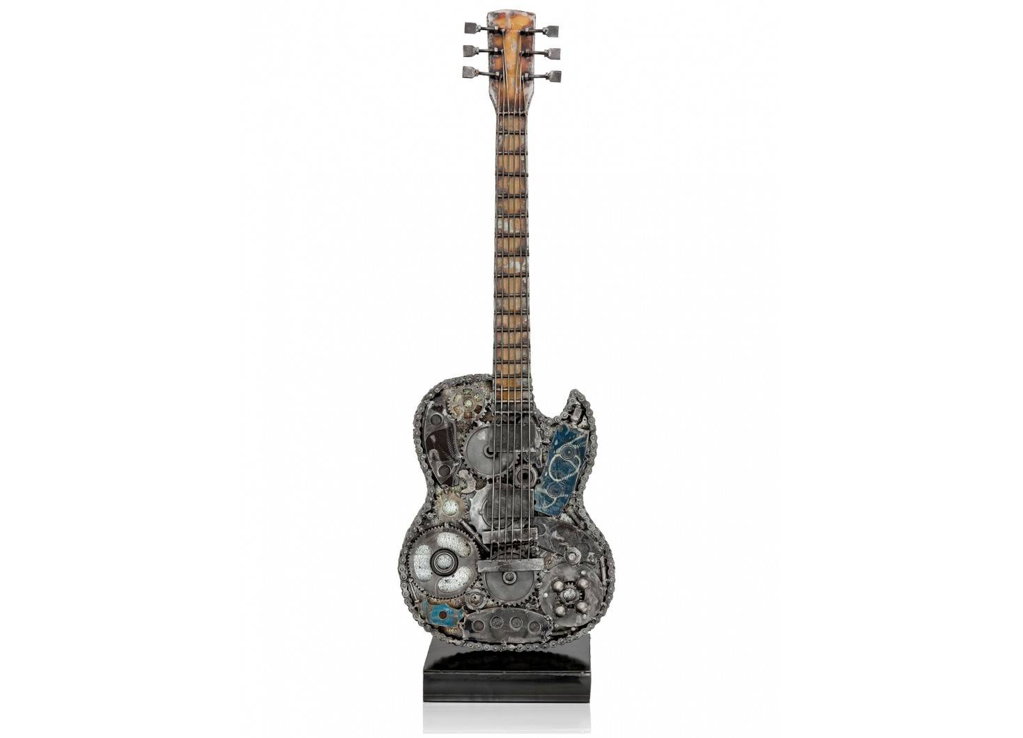 Chat Sculpture En Métal, Statues Décoratives, Métal A Qui Joue De La Guitare,  Cadeaux Figurine Guitare Pour Thanksgiving Noë[u573] - Cdiscount Maison