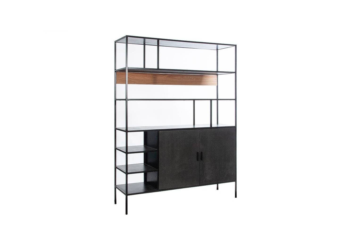 Combo shelving unit with dresser