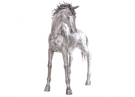 Statue de cheval en aluminium - artisanat