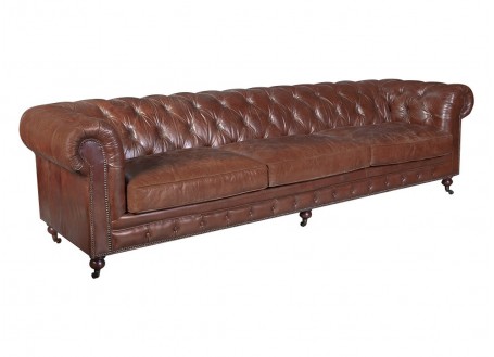 Canapé Chesterfield - 3m33 / 4,5 places