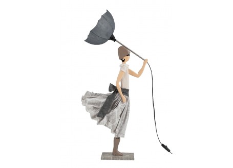 Lampe Aloe - fille au parapluie