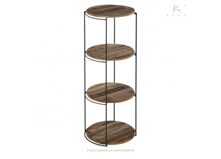 Etagère ronde 4 tablettes