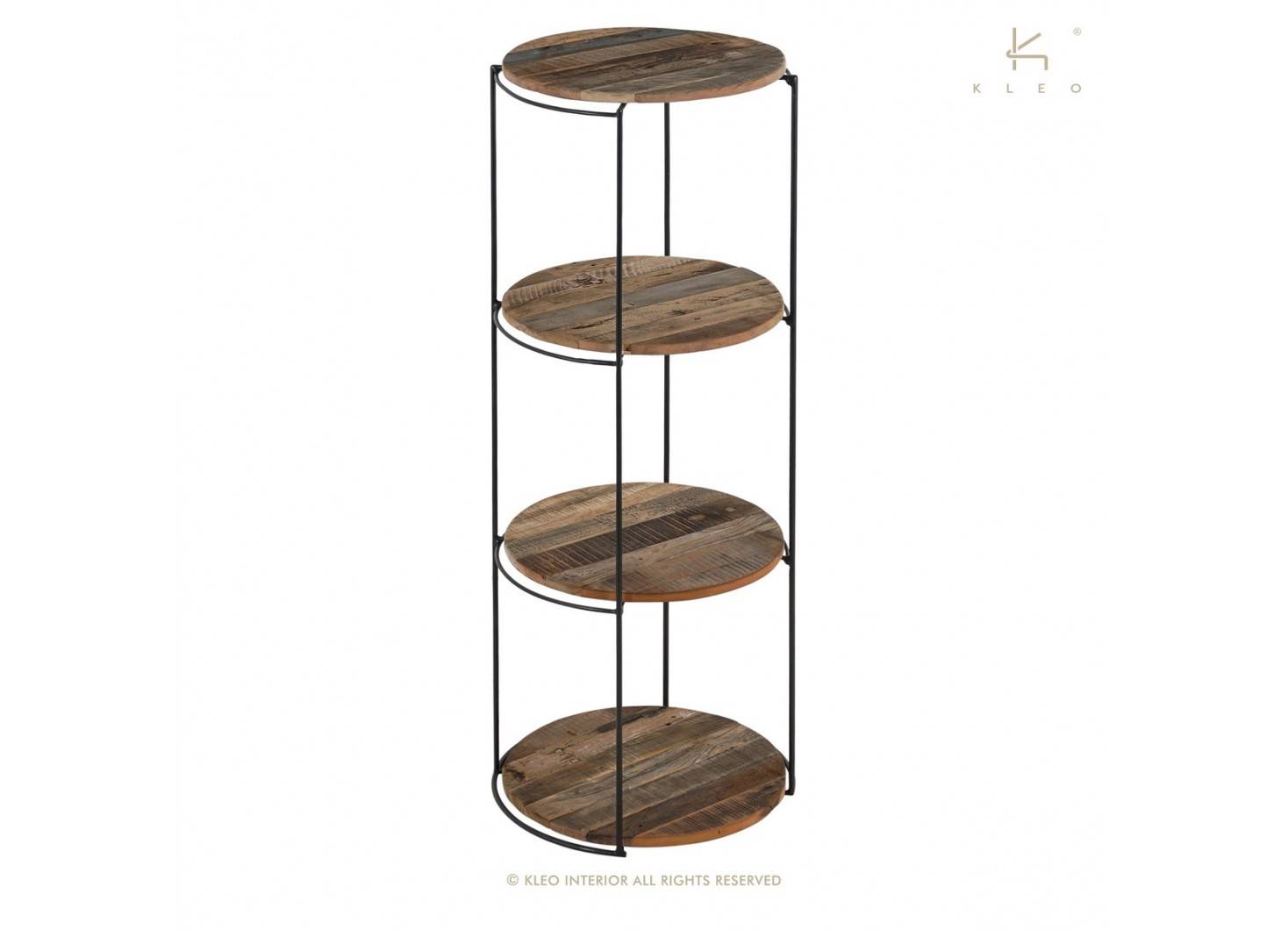 Etagère ronde 4 tablettes