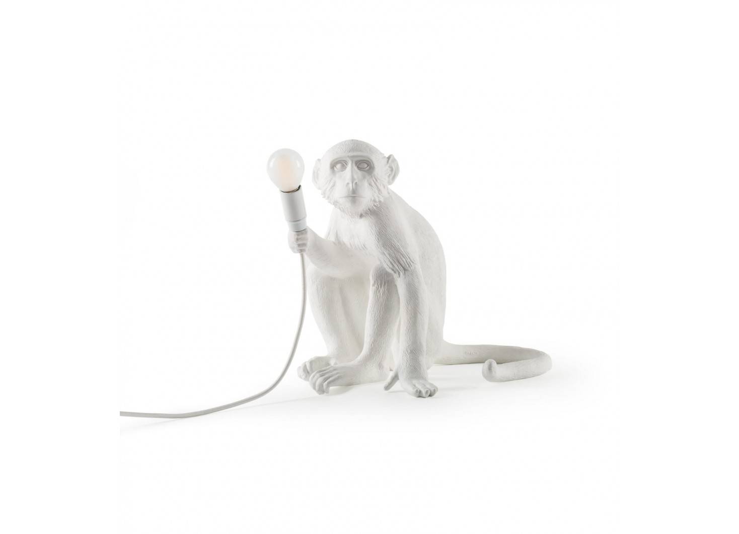 Lampe singe assis