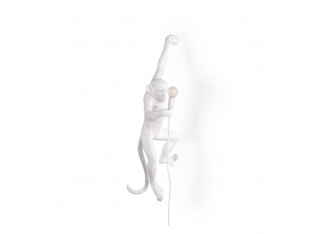 Wall monkey lamp left hand