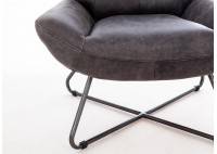 Fauteuil confort Hamilton - Cuir noir