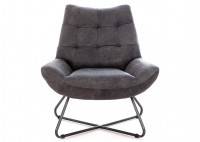 Fauteuil confort Hamilton - Cuir noir