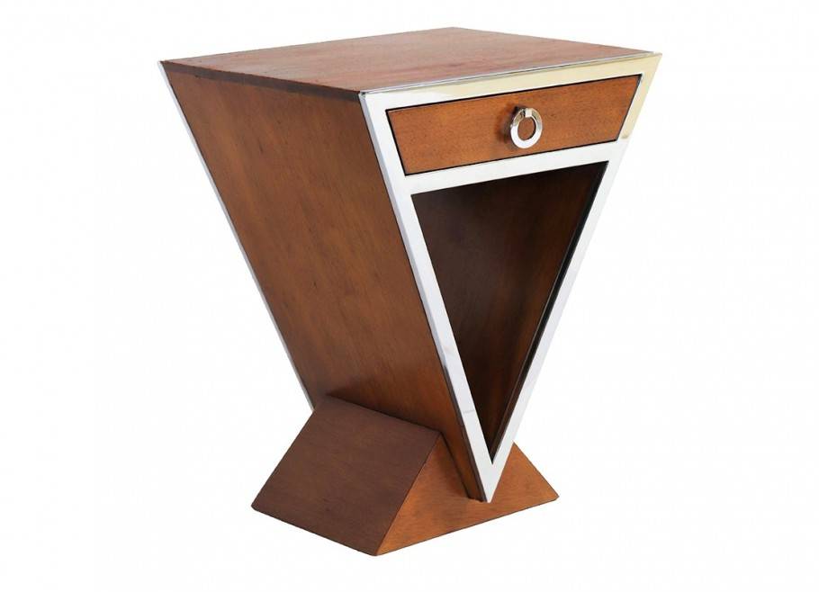 Triangular nightstand