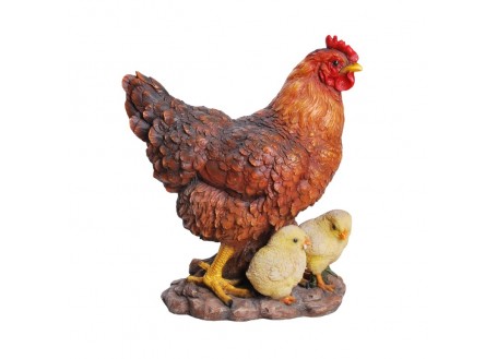 Statue réaliste - Poule