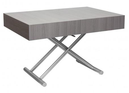 Table basse extensbile relevable - blanche
