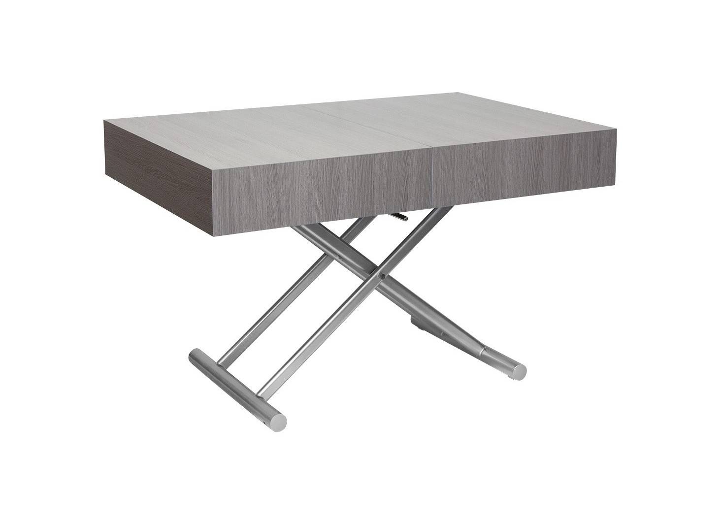 Table basse extensbile relevable - blanche