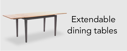 Extendable dining tables