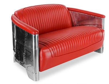 2 seater sofas in leather, fabric or velvet