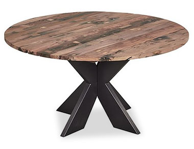 Fixed dining tables in metal, wood, glass, ceramic
