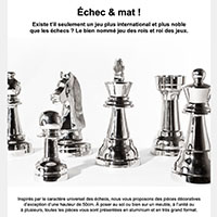 Echec & mat : Collection de pièces de décoration sur le thème des échec